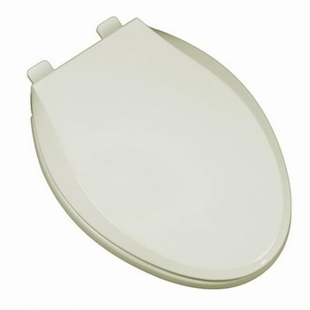 Heavy Duty Commercial Weight Slow Close Premium Plastic Elongated Toilet Seat, Bone