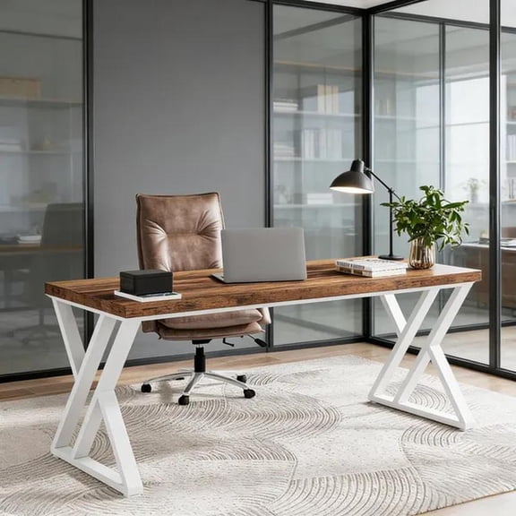 Heavy-Duty Computer Desk, Simple Study Desk Writing Table