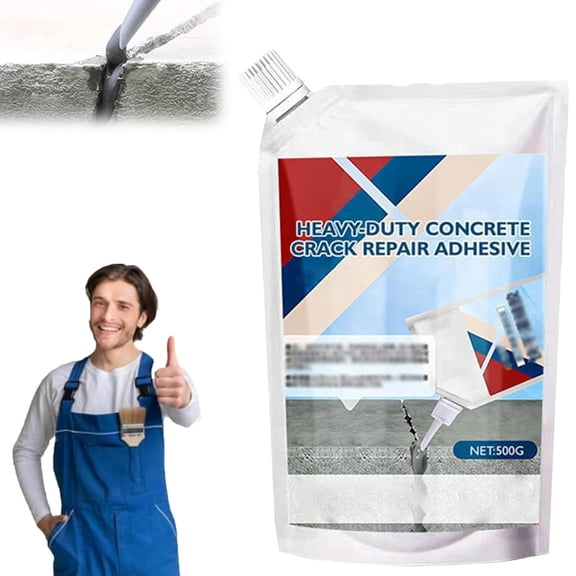 Heavy-Duty Concrete Crack Repair Adhesive, Concrete Sealer Outdoor Waterproof, Quick-Drying Waterproof Sealing Adhesive, for Home Repairs, Construction Projects, and Renovations