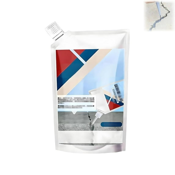 Heavy-Duty Concrete Crack Repair Adhesive, Quick-Drying Grouting Adhesive,Cement Crack Filler, 200/500g Concretes Sealer Outdoor Waterproof, for Home Repairs(White,200g)
