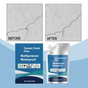 Heavy-Duty Concrete Crack Repair Adhesive, Waterproof Repair Sealant, Caulking Glue, Quick-Drying Liquid Cement Cracks Filler Outdoor Indoor