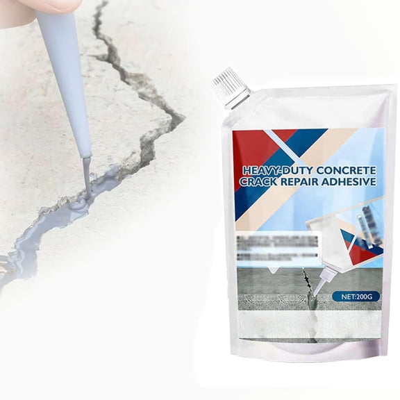 Heavy-Duty Concrete Crack Repair Adhesive,Weather-Resistant Concrete Crack Filler,Quick-Drying Construction Projects and Renovations Sealing Adhesive
