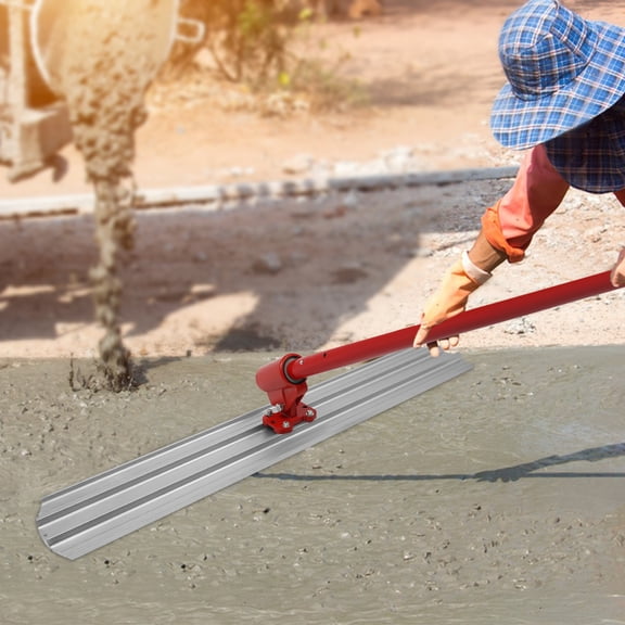 Heavy-Duty Concrete Leveling Float, Adjustable Bracket, 48x8 Inch Floating Surface, Durable Aluminum-Magnesium Alloy for Smoothing