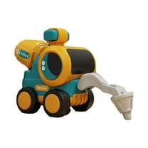 Heavy Duty Construction Site Playset, Metal Dump Truck, Excavator Digger Backhoe, Tractor Bulldozer Diecast Vehicle, Outdoor Sandbox Car Toy, Birthday Gift 3 4 5 Year Old Boy Kid Toddler