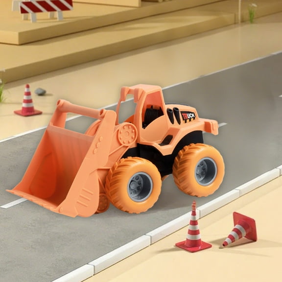 Heavy Duty Construction Vehicle Toys for Klds, Realistic Engineering Trucks for Play, Educational Building Site Toys for t0ddlers, Durable ABS Plastic Car Model Gift for B0ys & GirIs