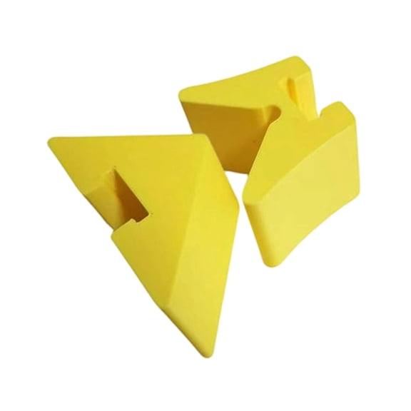 Heavy Duty Corner Clamp Adapter,Quick Install Bar Clamp Right Angle Fixture, Precise Woodworking Positioning Tool,for Cabinet Assembly,Picture Frame and DIY Furniture Making,1.46x2.8 inch(Yellow)