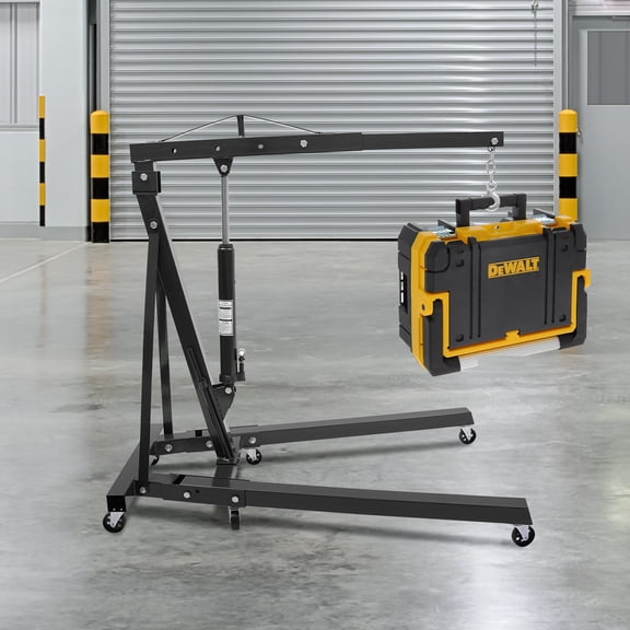 Heavy Duty Crane, Folding Hydraulic Crane with Wheels, Folding Hydraulic Crane