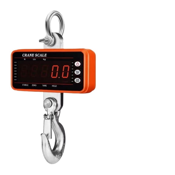 Heavy Duty Crane Scale with 65ft Remote Control 1500kg/500kg Digital Hanging Scale LCD/LED Display Industrial Hook Scales ,Reliability