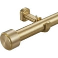 thumbnail image 1 of Heavy Duty Curtain Rods,1 1/4" Large Diameter Premium Nonadjustable Curtain Rod,84in/7ft Custom Window Treatment Rods with Durable Aluminum Brackets and End Caps,Gold Finish, 1 of 15