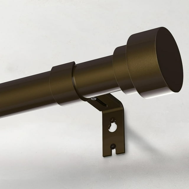 Heavy Duty Curtain Rods for Windows 66 to 120 Inch, 1 Inch Adjustable