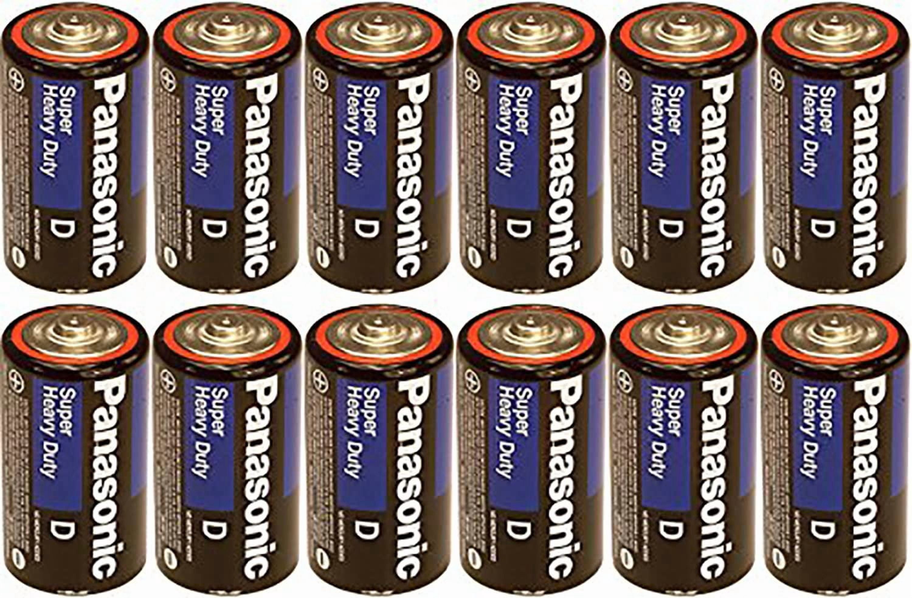 Heavy Duty D Batteries X 12