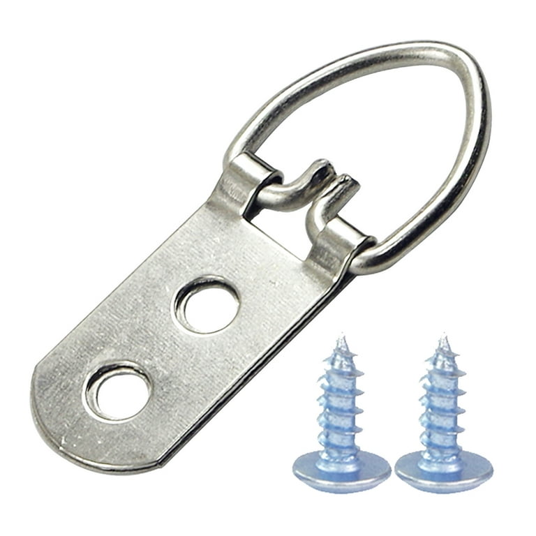 Heavy Duty D Ring Picture Hangers with Screws Pro Quality
