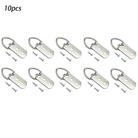 Heavy Duty D Ring Picture Hangers with Screws 1050 Pieces for Wall Art