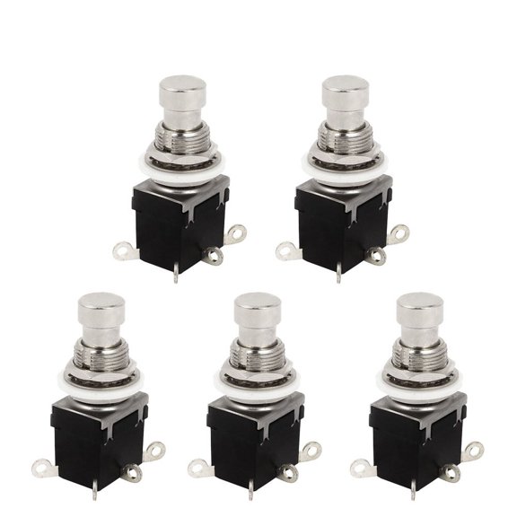 Heavy Duty DPDT Latching Stomp Foot Switch 250V 2A 125V 4A 1 Pack