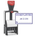 thumbnail image 1 of Heavy Duty Date Stamp with "COMPLETED" Self Inking Stamp - BLUE Ink, 1 of 5