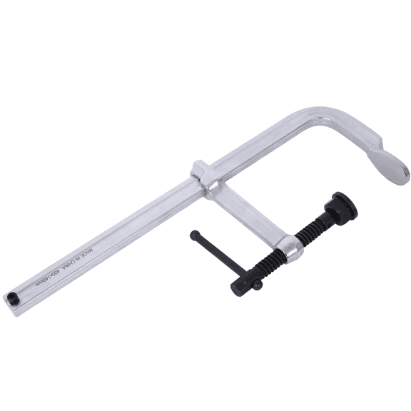 Heavy-Duty Deep Throat F-Clamp 16" 5-1/2" w Swivel Pad for Welding