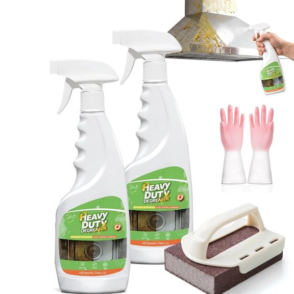 Heavy Duty Degreaser Spray, Deep Cleaning, Powerful Degreasing Formula, Keeps Surfaces Clean, Easy to Use