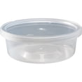 thumbnail image 1 of Heavy Duty Deli Containers with Lids | Airtight Food Storage Containers | Clear Kitchen Organizing Leak Proof, BPA-free 8 oz, Heavy Duty | Set of 48, 1 of 9
