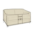 thumbnail image 1 of Heavy Duty Deluxe Outdoor Love Seat Cover, Sand, 1 of 1