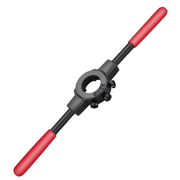 Heavy Duty Die Handle Round Die Stock Handle Wrench Holder with Non-slip Handle High Speed Steel Manual Tool Practical