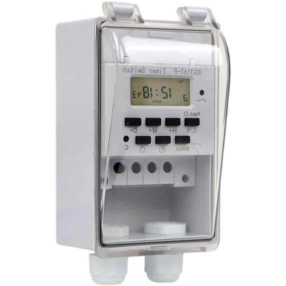 Heavy Duty Digital Program Timer Waterproof Programmable Outdoor Timer Component