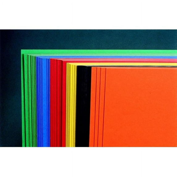 Heavy Duty Display Showcard Board, Assorted Color, 22 x 28 In. Pack - 50