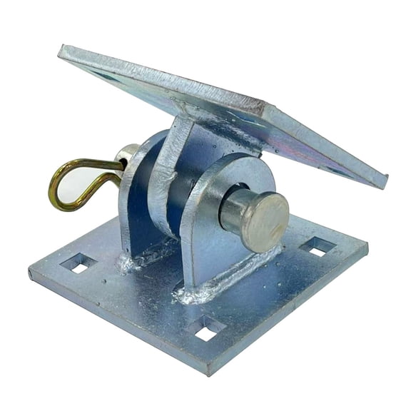 Heavy Duty Dock Hinge Kit with Backer Plate, Floating Dock Connector Brackets, Male & Female T-Style Corner Hinge Locking Pin Stationary Dock Hardware