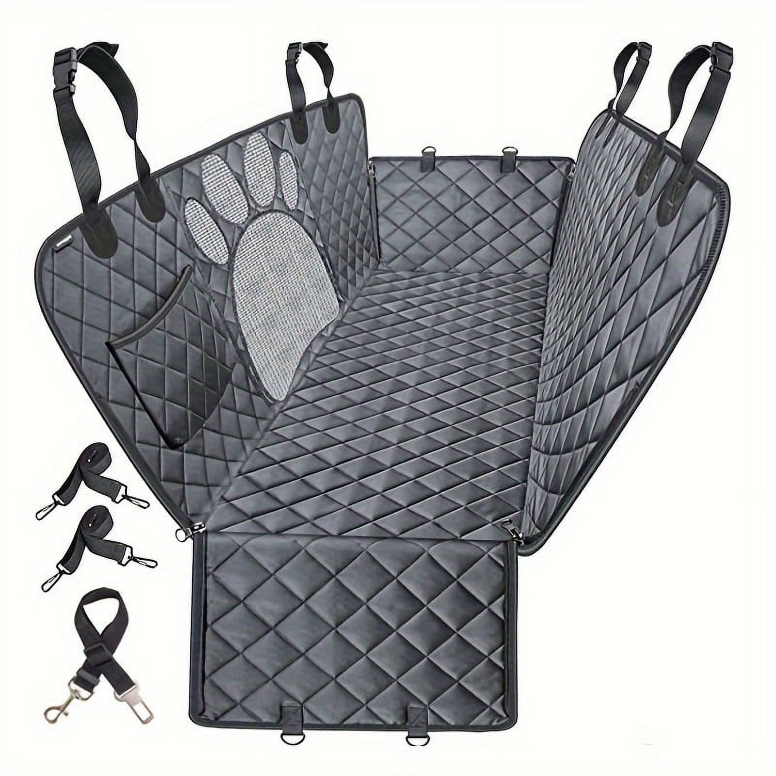 Dog Car Seat MYJAQI Upgraded Hard Bottom Cover For Truck Back Seat