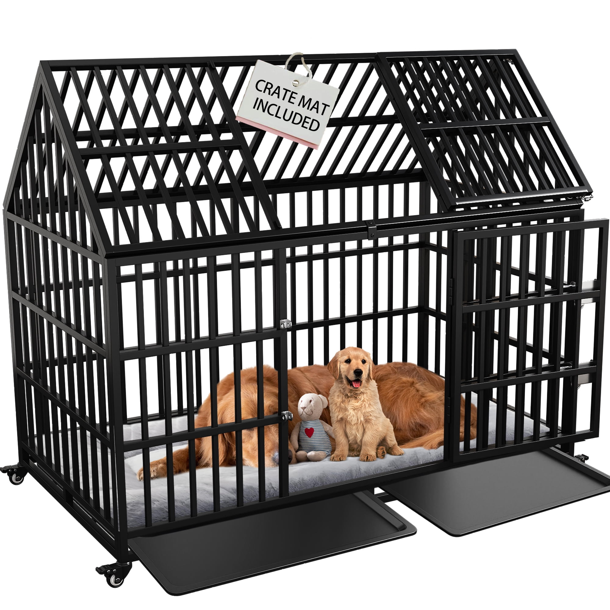 Indestructible 54in Dog Crate 54'' Indestructible Heavy Duty Dog