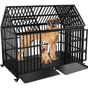 Curated visual reference: 48 Heavy Duty Stackable Dog Crate For Large Medium Dogs Photo Inspiration