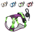 thumbnail image 1 of Heavy Duty Dog Harness No Pull Reflective Breathable Vest For Large Dogs Adjustable Padded Chest Leash Set Comfortable Ergonomic Durable 59inches, 1 of 7