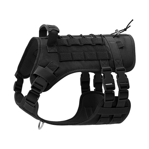 Heavy-Duty Dog Harness for Large Dogs No-Pull, Chest Strap Leash Set with Reflective Strips, Chew Resistant PetHarness for Walking E Size:L