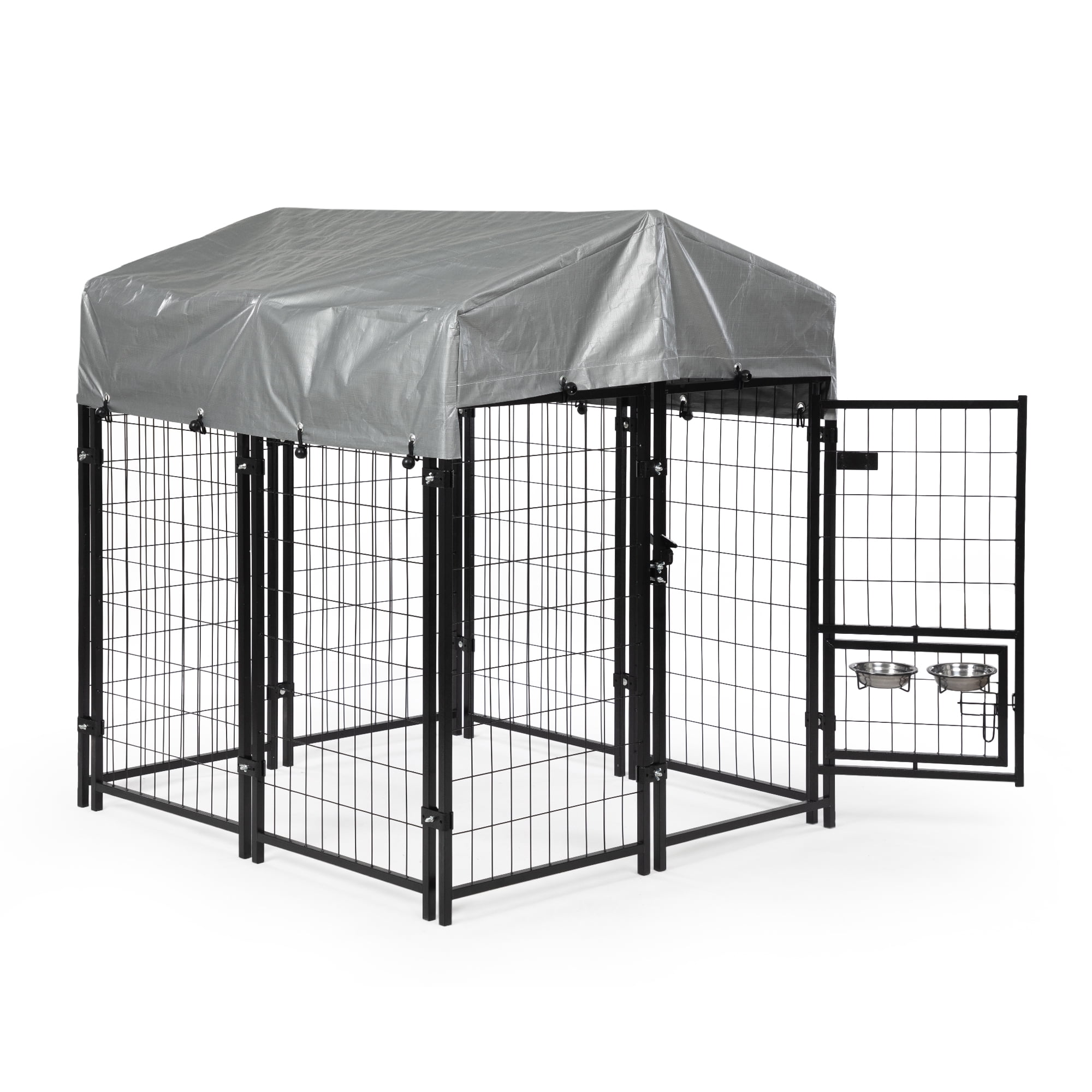Photo inspiration: Galvanized Heavy Duty Dog House Reference: Heavy Duty Dog House Dog Pen With Roof Outdoor Dog
