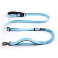 thumbnail image 1 of Heavy Duty Dog Leash, 4-7FT Shock Absorbing Bungee with 2 Padded Handles, Metal Carabiner & Seatbelt for Large Dogs, 1 of 7
