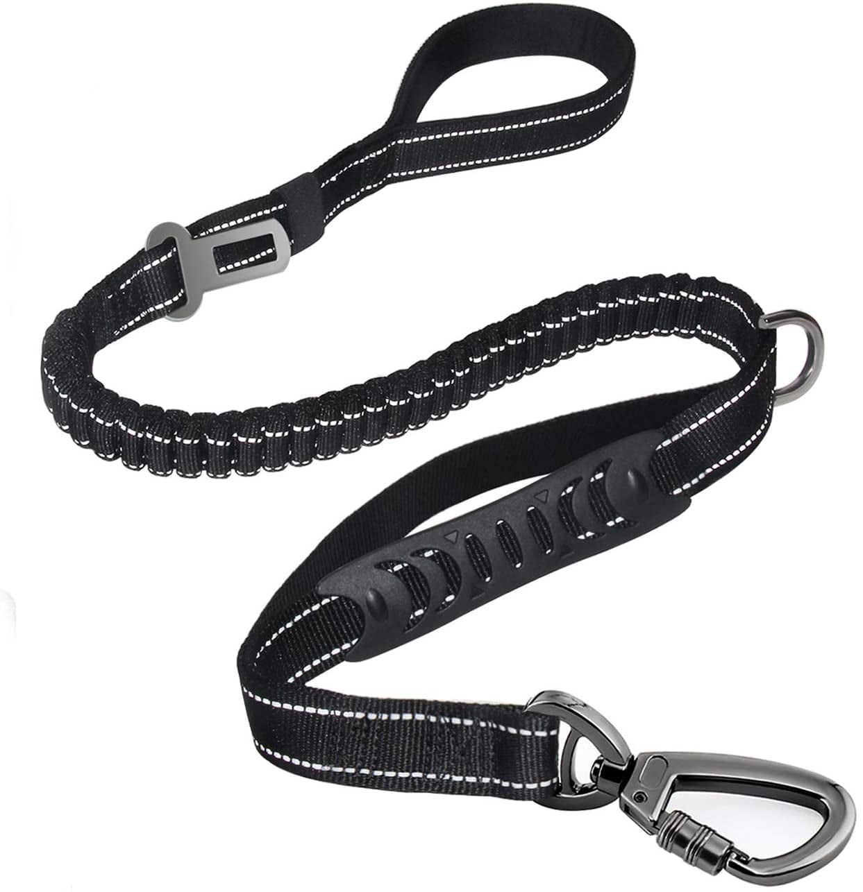 Keyohome Heavy Duty Dog Leash, 150lb, 4-6Ft Reflective Shock Absorbing ...