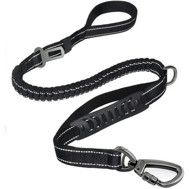 Keyohome Heavy Duty Dog Leash Especially Large Dogs Up to 150lbs, 4-6 Ft Reflective Dog Walking Training Shock Absorbing Bungee L