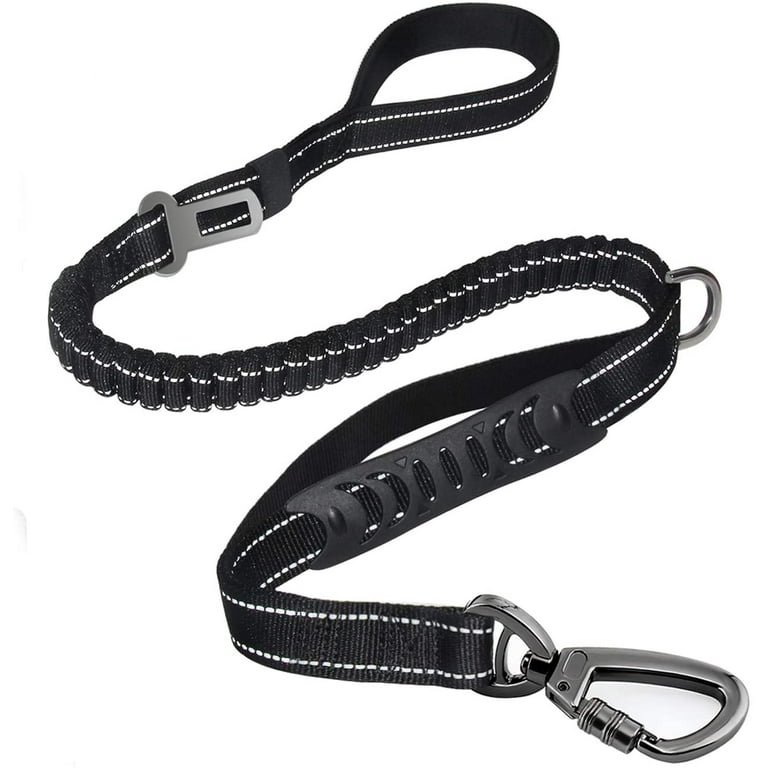 DENV DENCY Heavy Duty Long Pet Lead Leash for Large Dogs Up to 150lbs 4 6 Ft Reflective Shock Absorbing Bungee Walmart
