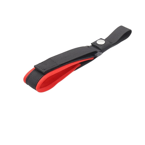 Heavy Duty Dog Leash Wrist Belt Comfort Padded Hands Free Bracelet for Retractable Leash Extra Safety Tether for Walking and Jogging, Red 20x1 Inch
