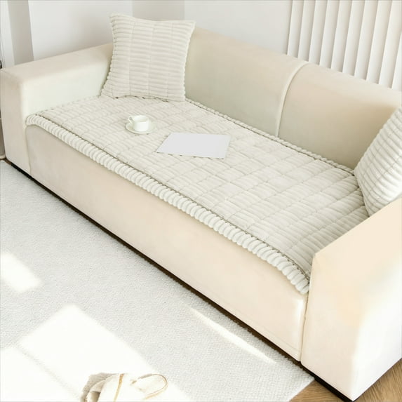 Heavy Duty Dog Sofa Cover, Scratch Resistant & Non-Slip Couch Protector for 3 Cushions