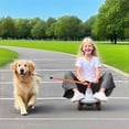 thumbnail image 1 of Heavy Duty Dog Tie Out 8M Runner Chain with Spring Swivel for Outdoor Yard Camping, 32x26 cm, Orange, 1 of 8