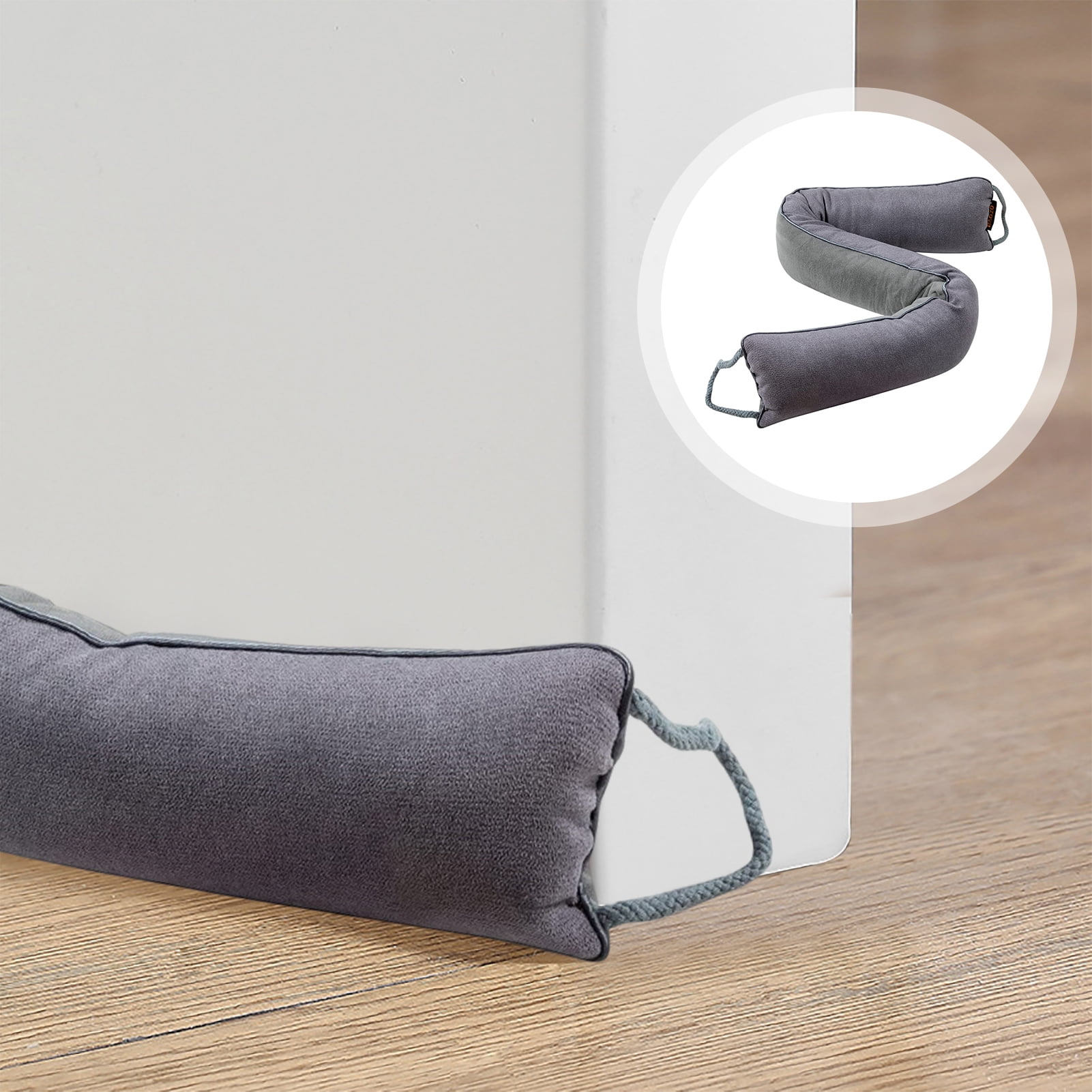 Heavy Duty Door Draft Stopper, 36", Blocks Hot Cold Air Wind Noise for