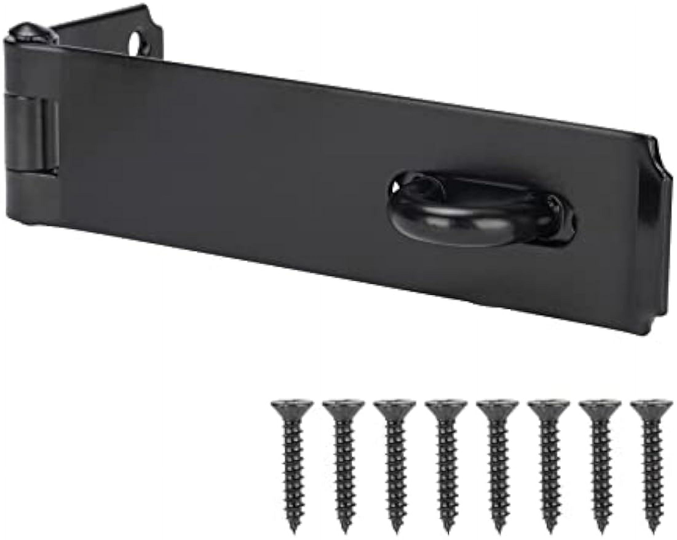 Heavy Duty Door Hasp Latch 73/4" Extra Thick Steel Safety Gate Door