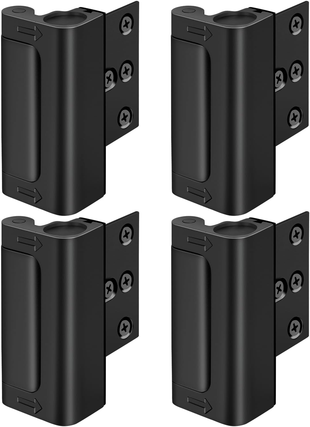 Heavy-Duty Door Security Latch, 800 lbs Reinforced Childproof Inside Deadbolt Lock with 8 Screws for Home, Apartment & Patio Doors