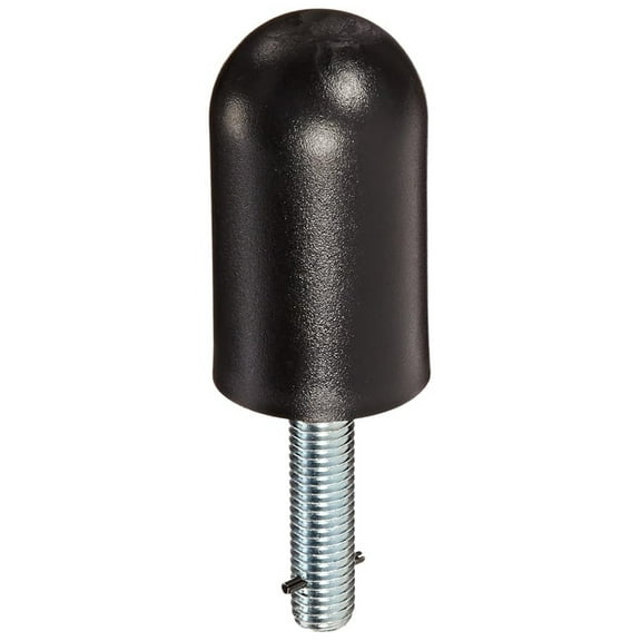 Heavy Duty Door Stop - 2" Depth x 3.5" Height, Black Finish - Commercial Grade, Vandal Resistant, No Exposed Fasteners - 467-RKW