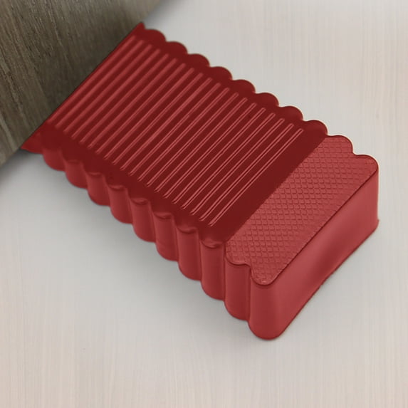 Heavy Duty Door Stoppers for Bottom of Door - Durable Door Stop Wedge with Superior Grip, X-Large Rubber Door Stopper Wedge for Large Gaps & Any Surface