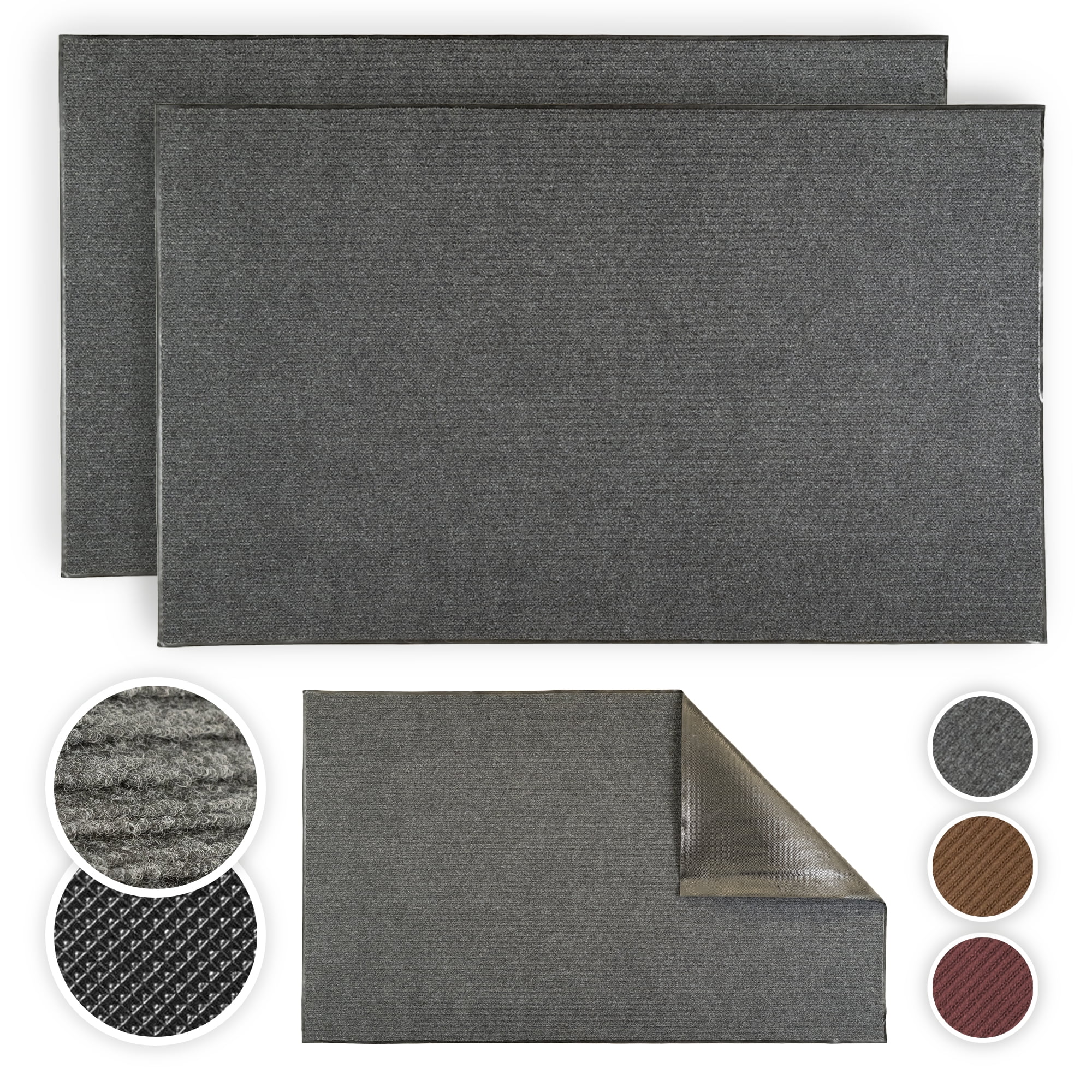 Heavy Duty Doormats All Season Weatherproof Indoor & Outdoor Door