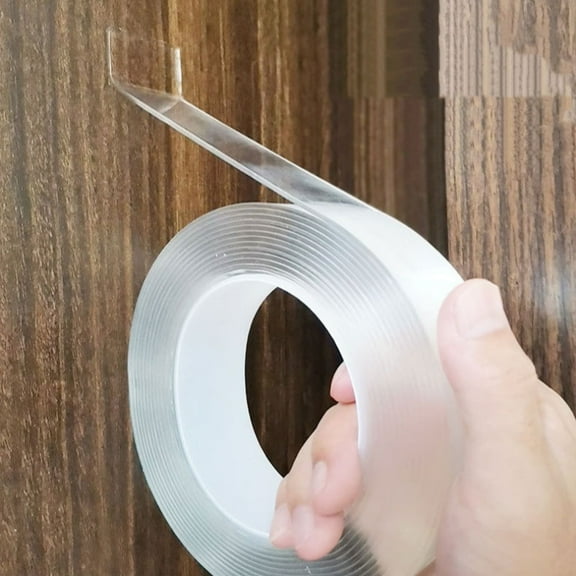 Heavy Duty Double Sided Nano Adhesive Tape Damage-Free Mounting Tape for Wall Decor, Picture Hanging & Poster Sticking | Water-Resistant, Easy to Cut