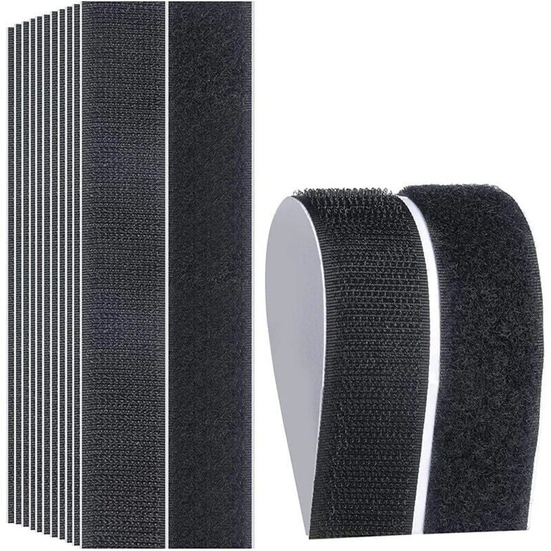 Tape Self Adhesive - TRACOMPAN 5Pcs Heavy Duty Hook & Loop Strips, 30 - View #10