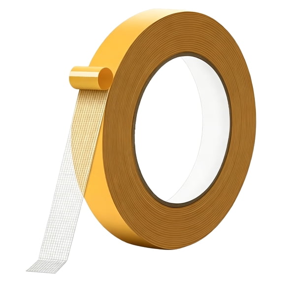 Heavy Duty Double Sided Tape Strong Adhesive Mesh Tape for Rugs, Carpets, Wall Mounting & DIY Crafts, Extra Strength Double Stick Tape No Residue Removable Tape for Home Office Projects, B-20mm