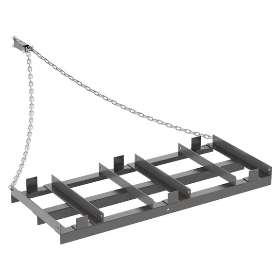 Heavy Duty Drag Harrow for ATV/UTV/Tractor – 6 FT Tow Behind Driveway Grader & Land Leveler with Sturdy Chain Link, Ideal for Gravel, Sand, Soil, Lawn, Pasture – Outdoor Power Equipment Accessory